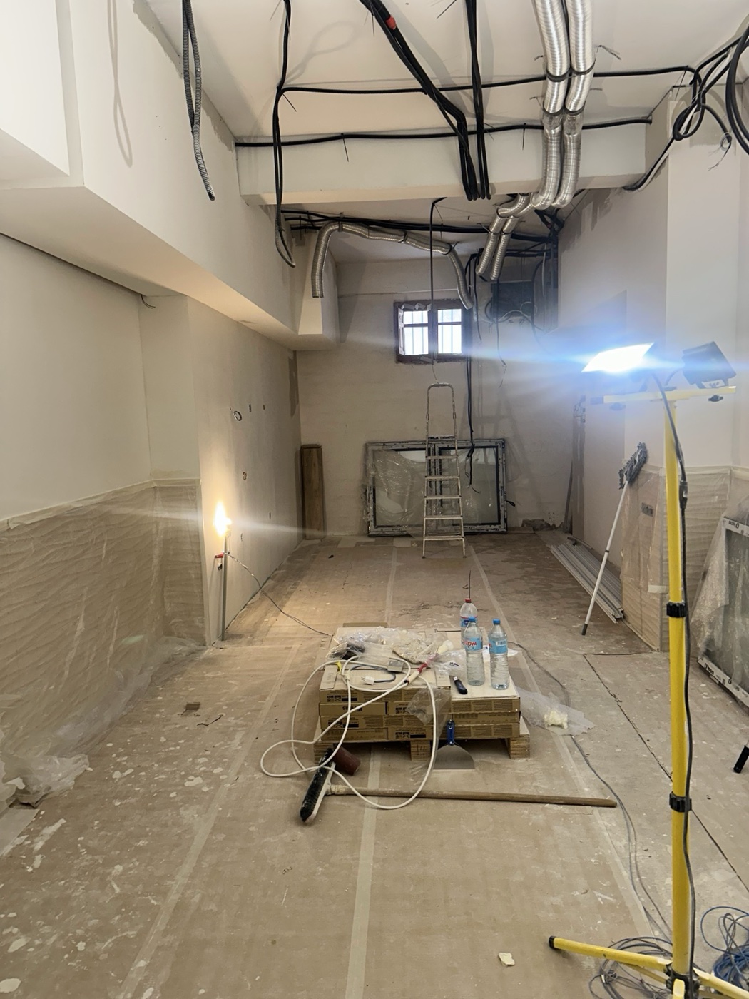 Apartment taken back to the structure during renovation